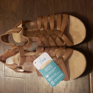 Sandals with velcro straps